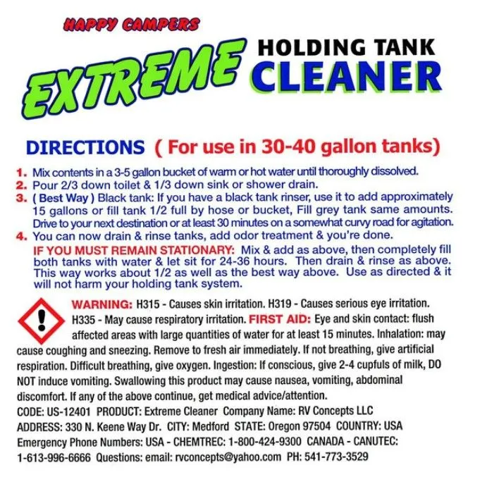 Happy Campers Extreme Clean